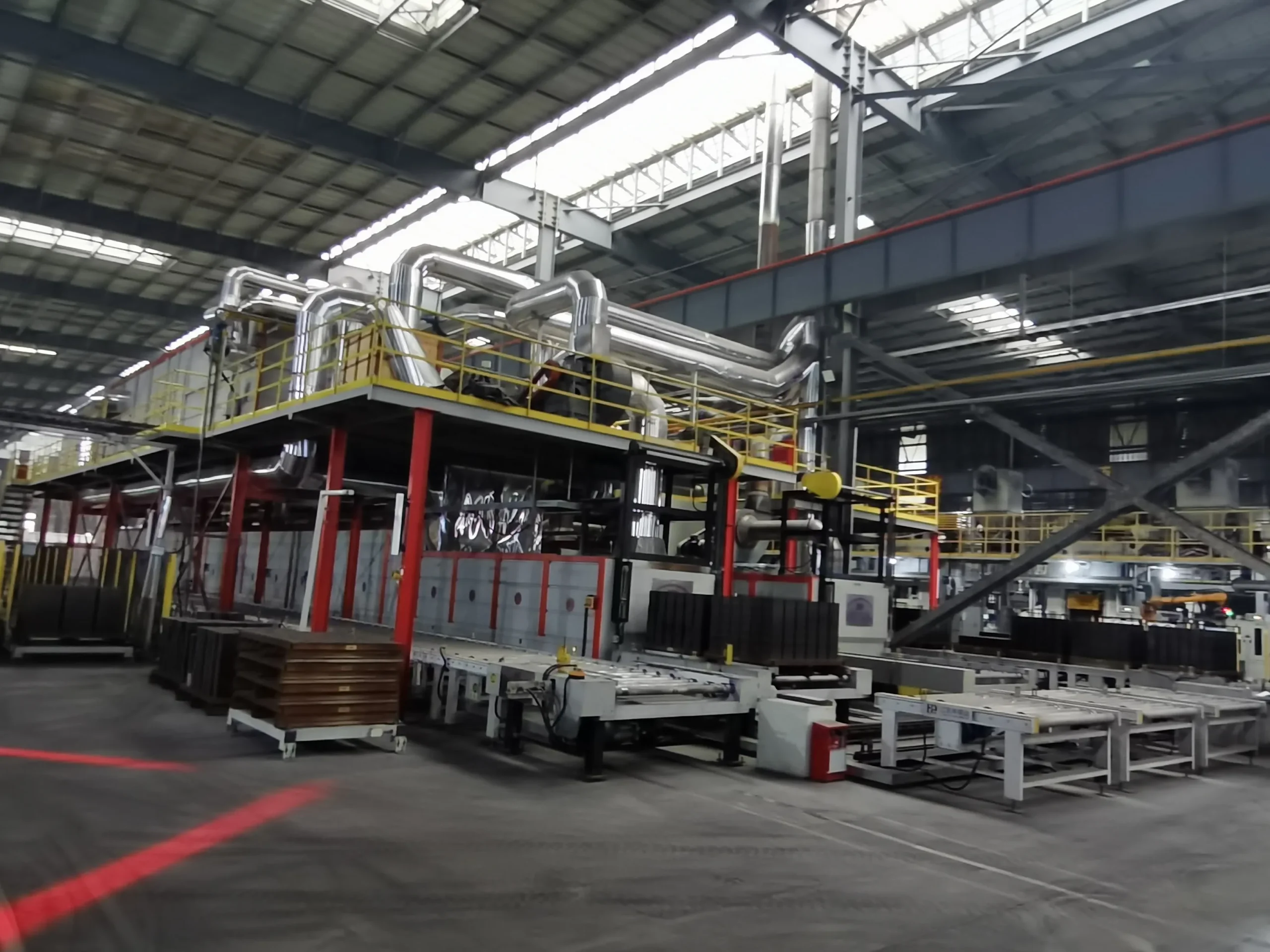 Конвейерная газовая туннельная печь для производственной линии магнезито-углеродистых кирпичей (2)