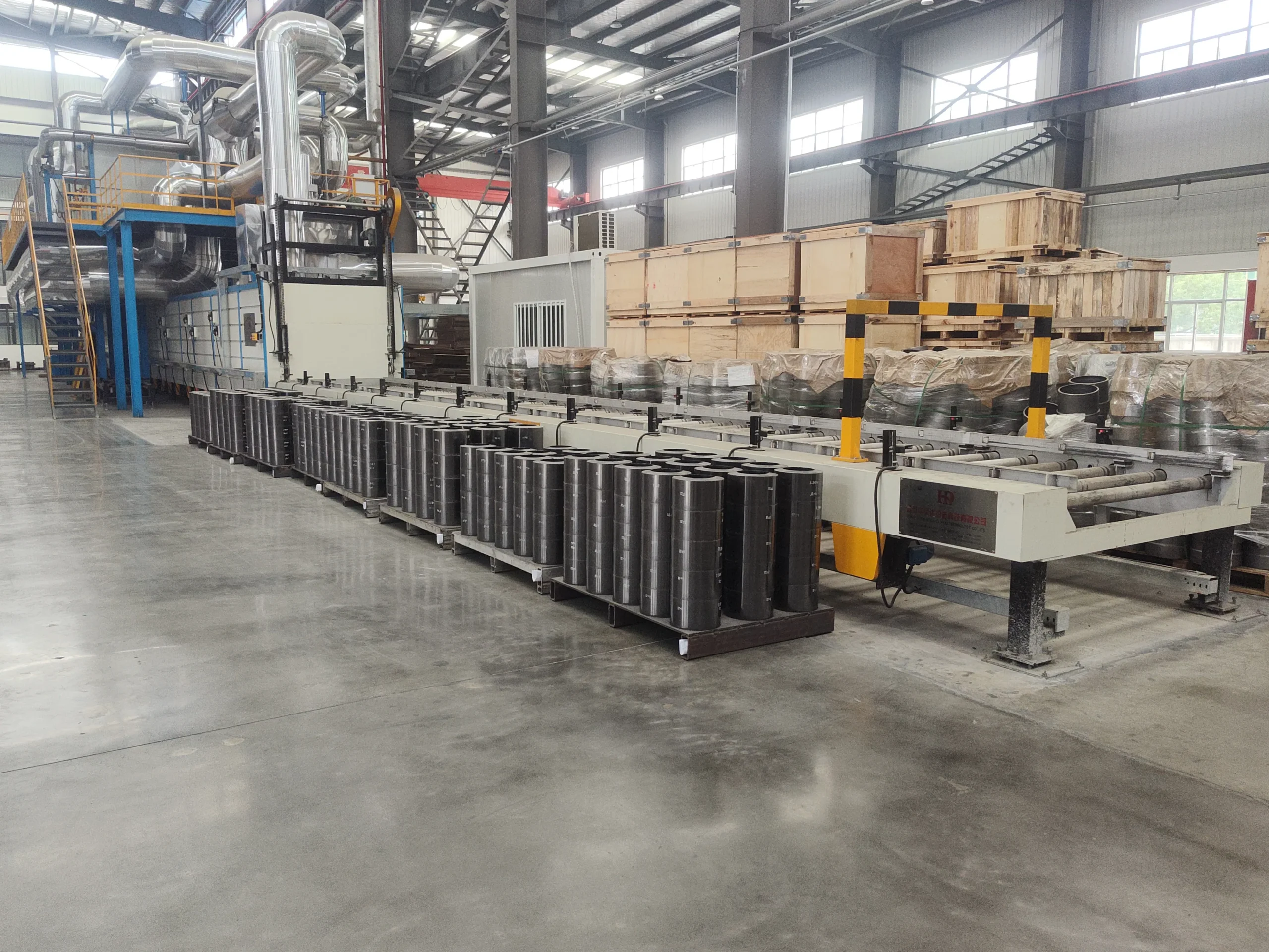 Конвейерная сушильная печь для термической обработки сопел магнезито-углеродистых кирпичей (2)